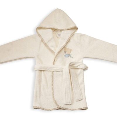 DIMcol ΜΠΟΥΡΝΟΥΖΙ bebe HAPPY BEARS 22 SIZE:02 ΕΚΡΟΥ/ΜΠΕΖ Cotton 100%