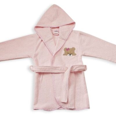 DIMcol ΜΠΟΥΡΝΟΥΖΙ bebe SLEEPING BEARS CUB 14 SIZE:02 ΡΟΖ Cotton 100%