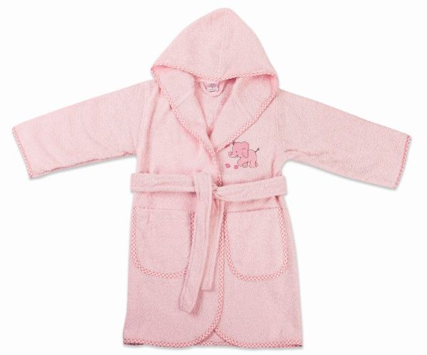 DIMcol ΜΠΟΥΡΝΟΥΖΙ bebe ΕΛΕΦΑΝΤΑΚΙ 15 SIZE:02 ΡΟΖ Cotton 100%