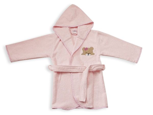 DIMcol ΜΠΟΥΡΝΟΥΖΙ bebe SLEEPING BEARS CUB 14 SIZE:04 ΡΟΖ Cotton 100%