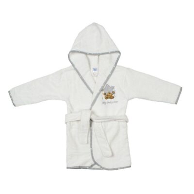 DIMcol ΜΠΟΥΡΝΟΥΖΙ bebe ΑΣΤΕΡΙ 124 SIZE:04 ΛΕΥΚΟ/ΓΚΡΙ Cotton 100%
