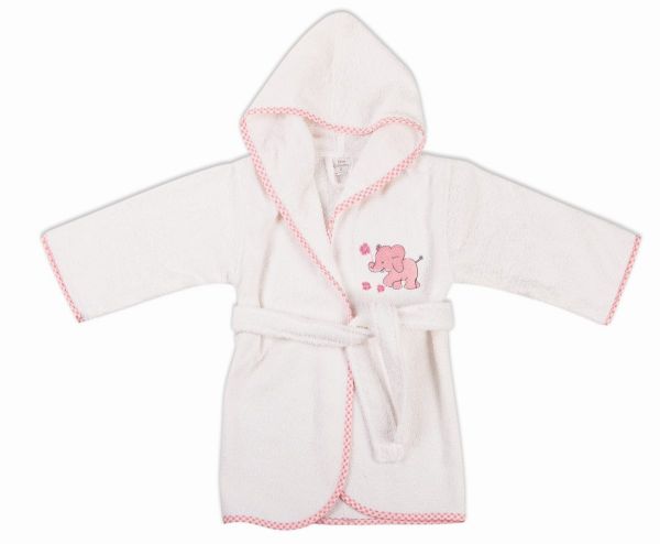 DIMcol ΜΠΟΥΡΝΟΥΖΙ bebe ΕΛΕΦΑΝΤΑΚΙ 17 SIZE:04 ΛΕΥΚΟ/ΡΟΖ Cotton 100%