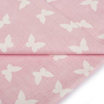 DIMcol ΠΑΝΑ ΧΑΣΕΣ bebe Butterfly 50 80Χ80 Pink Cotton 100% - Image 2