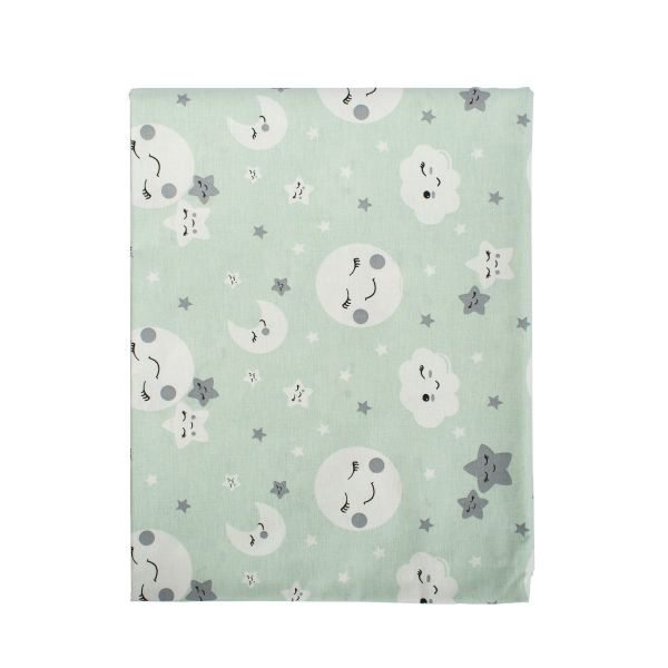 DIMcol ΠΑΝΑ ΧΑΣΕΣ bebe Smile 80 80Χ80 Green Cotton 100%