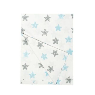 DIMcol ΠΑΝΑ ΧΑΣΕΣ bebe Star 104 80Χ80 Sky blue Cotton 100% - Image 2
