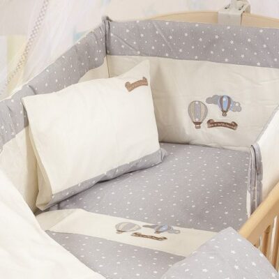 DIMcol ΠΑΝΤΑ bebe ΑΕΡΟΣΤΑΤΟ 01 0,40X1,92 ΕΚΡΟΥ/ΓΚΡΙ Cotton 100%