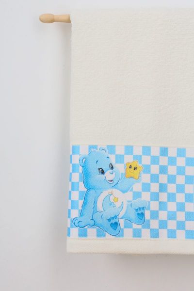 DIMcol ΠΕΤΣΕΤΑ ΜΕ ΨΗΦΙΑΚΗ ΕΚΤΥΠΩΣΗ ΣΕΤ 2 τεμ bebe Baby Bear 82 30X50,70X140 ΕΚΡΟΥ Cotton 100% - Image 2