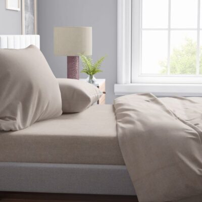 DIMcol ΠΑΠΛΩΜΑ Μελανζέ 01 160Χ240 Beige Cott/Pol 70/30