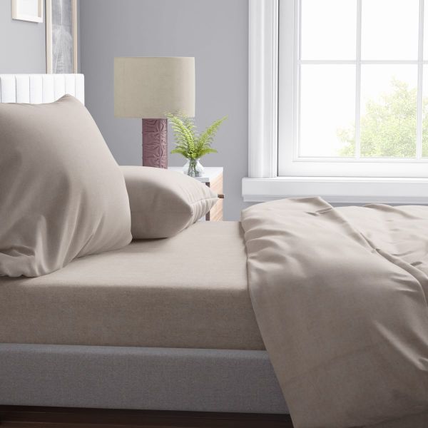 DIMcol ΠΑΠΛΩΜΑ Μελανζέ 01 160Χ240 Beige Cott/Pol 70/30