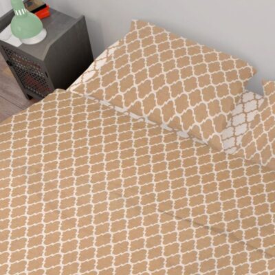 DIMcol ΣΕΝΤΟΝΙΑ ΕΜΠΡΙΜΕ ΣΕΤ 3 τεμ Windows Multi 152 160Χ240 White-Beige Cotton 100% - Image 2