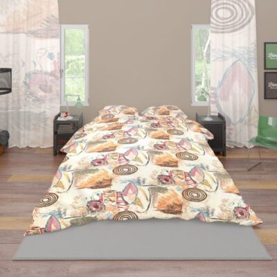 DIMcol ΣΕΝΤΟΝΙΑ ΕΜΠΡΙΜΕ ΣΕΤ 3 τεμ   Μελτέμι 159 160Χ240  Cotton 100%