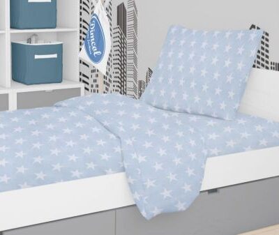 DIMcol ΠΑΠΛΩΜΑΤΟΘΗΚΗ ΕΜΠΡΙΜΕ kids Star 33 160Χ240 ΣΙΕΛ Cotton 100% - Image 2