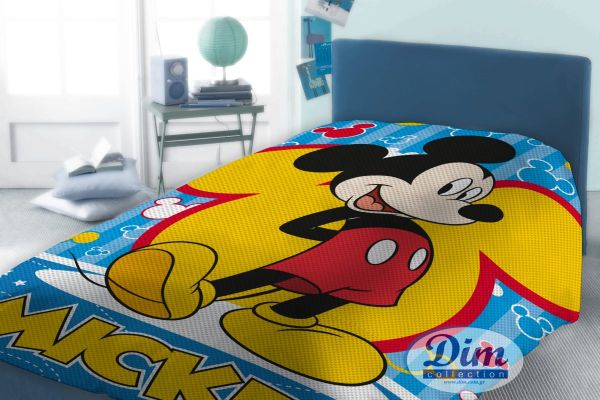 DISNEY DIMcol ΚΟΥΒΕΡΤΑ ΠΙΚΕ DISNEY MICKEY 565 160Χ240 Digital Print