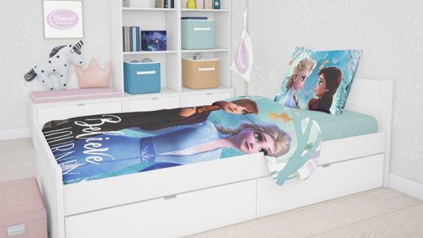 DISNEY DIMcol ΠΑΠΛΩΜΑ DISNEY FROZEN 981 160Χ240 Digital Print Cotton 100%