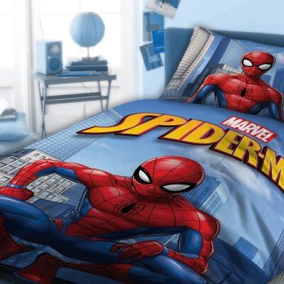 DISNEY DIMcol ΠΑΠΛΩΜΑΤΟΘΗΚΗ ΣΕΤ 2 τεμ Disney SPIDERMAN 810 160Χ240 Digital Print Cotton 100%