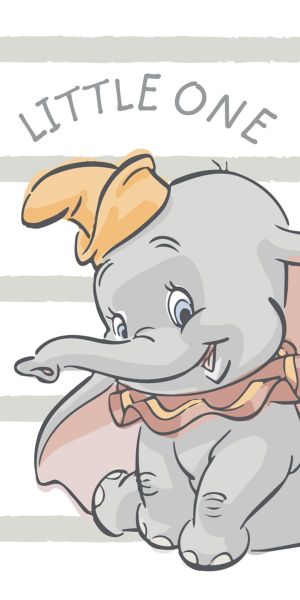 DISNEY DIMcol ΠΕΤΣΕΤΑ ΘΑΛΑΣΣΗΣ ΒΕΛΟΥΤΕ DISNEY Dumbo 14 70X140 Digital Print Cotton 100%