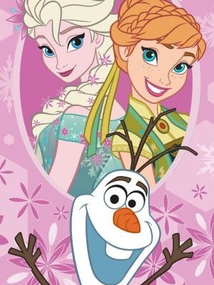 DISNEY DIMcol ΠΕΤΣΕΤΑ ΘΑΛΑΣΣΗΣ ΒΕΛΟΥΤΕ DISNEY FROZEN 44 70X140 Digital Print Cotton 100%