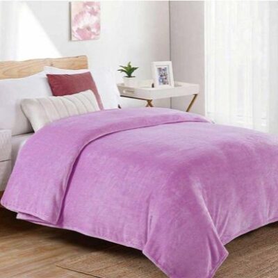 DIMcol ΚΟΥΒΕΡΤΑ CORAL FLEECE  Polyester 220Χ240 Μονόχρωμη 05 Lila