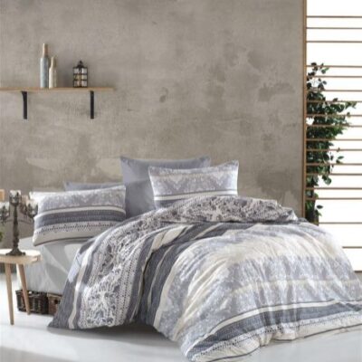 DIMcol ΠΑΠΛΩΜΑ ΕΜΠΡΙΜΕ Ανδρομάχη 317 160Χ240 Grey Cott/Pol 70/30