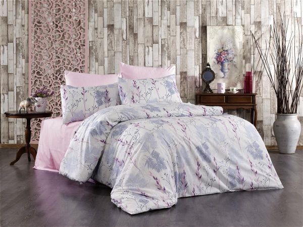 DIMcol ΣΕΝΤΟΝΙΑ ΕΜΠΡΙΜΕ ΣΕΤ 4 τεμ Εριφύλη 355 220Χ240 Lila Cott/Pol 70/30
