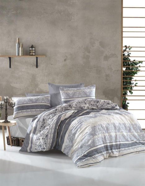 DIMcol ΠΑΠΛΩΜΑΤΟΘΗΚΗ ΕΜΠΡΙΜΕ Ανδρομάχη 317 220Χ240 Grey Cott/Pol 70/30