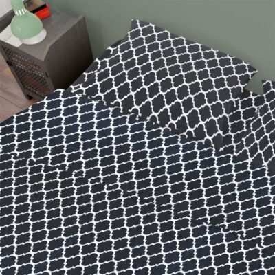 DIMcol ΠΑΠΛΩΜΑΤΟΘΗΚΗ ΕΜΠΡΙΜΕ Windows 175 220Χ240 Dark blue-White Cotton 100% - Image 2