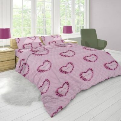 DIMcol ΠΑΠΛΩΜΑΤΟΘΗΚΗ ΕΜΠΡΙΜΕ Δανάη 286 220Χ240 Pink Flannel Cotton 100%
