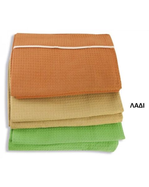 DIMcol ΚΟΥΒΕΡΤΑ ΠΙΚΕ 230X260 ΛΑΔΙ Cotton 100%
