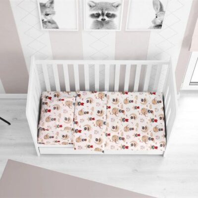 DIMcol ΣΕΝΤΟΝΙΑ ΕΜΠΡΙΜΕ ΣΕΤ 3 τεμ bebe Reach the stars 190 120Χ160 Beige Cotton 100% - Image 2