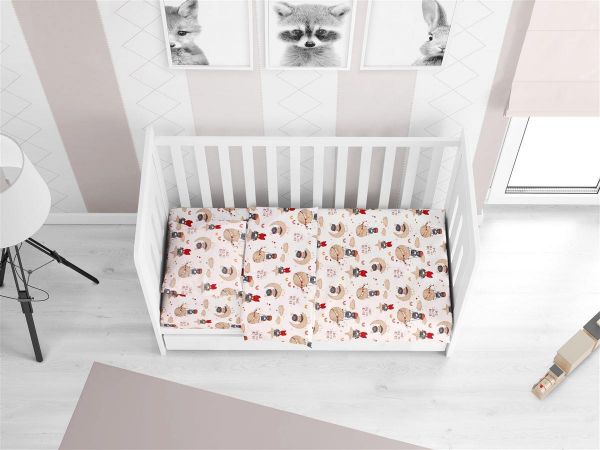 DIMcol ΣΕΝΤΟΝΙΑ ΕΜΠΡΙΜΕ ΣΕΤ 3 τεμ bebe Reach the stars 190 120Χ160 Beige Cotton 100% - Image 2