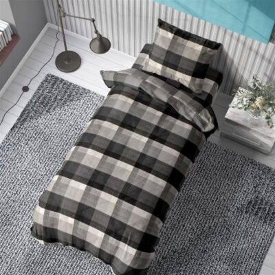 DIMcol ΠΑΠΛΩΜΑΤΟΘΗΚΗ ΕΜΠΡΙΜΕ Paradise 400 160Χ240 Γκρί/Γκρί Flannel Cotton 100%