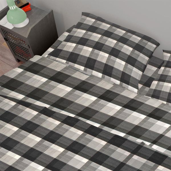 DIMcol ΠΑΠΛΩΜΑΤΟΘΗΚΗ ΕΜΠΡΙΜΕ Paradise 400 220Χ240 Γκρί/Γκρί Flannel Cotton 100% - Image 2