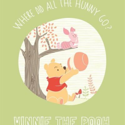DISNEY DIMcol ΚΟΥΒΕΡΤΑ DISNEY WINNIE 01 HOME 110Χ140 Digital Print