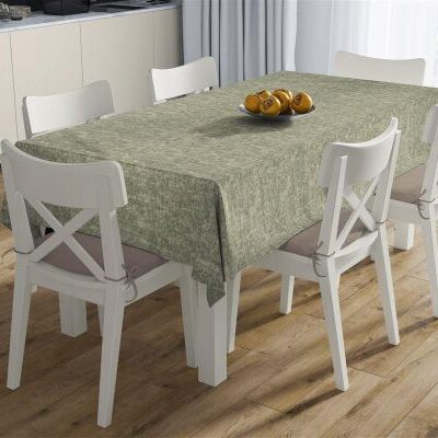 DIMcol ΤΡΑΠΕΖΟΜΑΝΤΗΛΟ ΑΛΕΚΙΑΣΤΟ 140X180 Panama Olive Cott/Pol 70/30