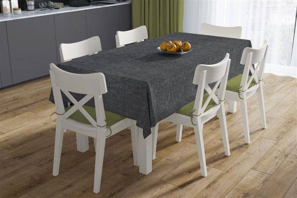 DIMcol ΤΡΑΠΕΖΟΜΑΝΤΗΛΟ ΑΛΕΚΙΑΣΤΟ 140X180 Panama Dark grey Cott/Pol 70/30