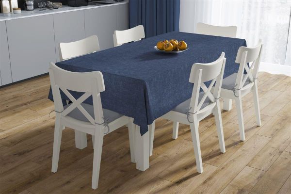 DIMcol ΤΡΑΠΕΖΟΜΑΝΤΗΛΟ ΑΛΕΚΙΑΣΤΟ 140X180 Panama Dark Blue Cott/Pol 70/30
