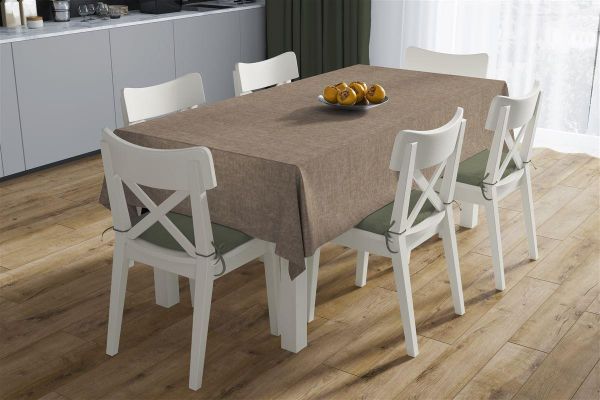 DIMcol ΤΡΑΠΕΖΟΜΑΝΤΗΛΟ ΑΛΕΚΙΑΣΤΟ 140X180 Panama Beige Cott/Pol 70/30