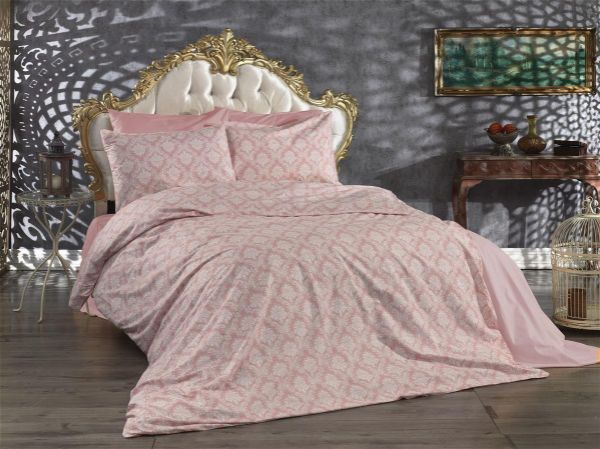DIMcol ΣΕΝΤΟΝΙΑ ΕΜΠΡΙΜΕ ΣΕΤ 4 τεμ 220Χ240 Οφηλία 277 Pink Cott/Pol 70/30