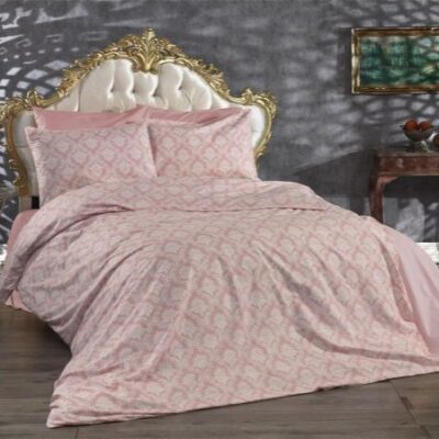 DIMcol ΠΑΠΛΩΜΑ ΕΜΠΡΙΜΕ 220Χ240 Οφηλία 277 Pink Cott/Pol 70/30
