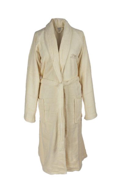 DIMcol ΜΠΟΥΡΝΟΥΖΙ M με γιακά 450 gsm 03 Ecru Cotton 100%