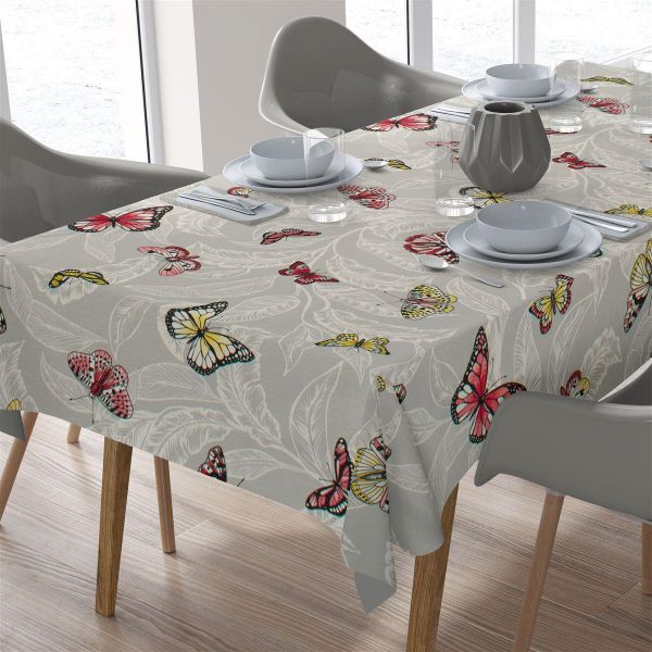 DIMcol ΚΑΡΕ ΑΛΕΚΙΑΣΤΟ 90X90 Butterfly 451 Grey Cott/Pol 70/30