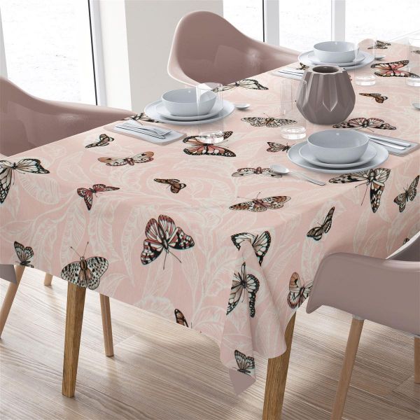 DIMcol ΚΑΡΕ ΑΛΕΚΙΑΣΤΟ 90X90 Butterfly 450 Coral Cott/Pol 70/30