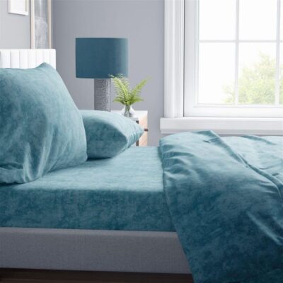 DIMcol ΠΑΠΛΩΜΑ Shadow 20 220X240 Turquoise Cott/Pol 70/30
