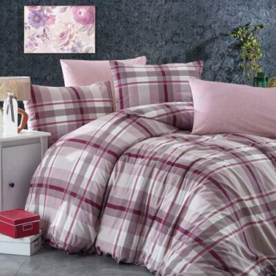 DIMcol ΠΑΠΛΩΜΑ ΕΜΠΡΙΜΕ Εκάβη 422 160Χ240 Mauve Cott/Pol 70/30