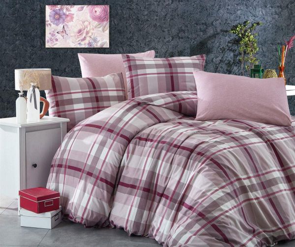 DIMcol ΠΑΠΛΩΜΑ ΕΜΠΡΙΜΕ Εκάβη 422 160Χ240 Mauve Cott/Pol 70/30