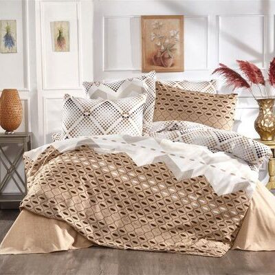DIMcol ΠΑΠΛΩΜΑ ΕΜΠΡΙΜΕ Καλυψώ 430 160Χ240 Beige Cott/Pol 70/30