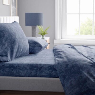 DIMcol ΠΑΠΛΩΜΑΤΟΘΗΚΗ Shadow 15 160Χ240 Dark Blue Cott/Pol 70/30