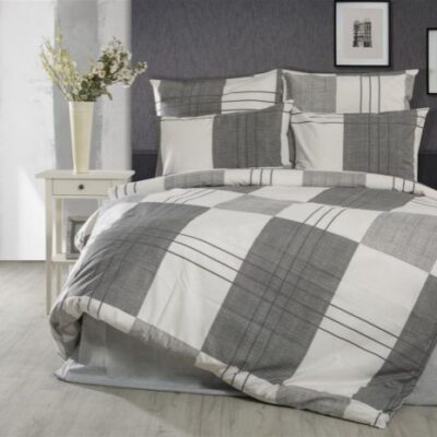 DIMcol ΠΑΠΛΩΜΑΤΟΘΗΚΗ ΕΜΠΡΙΜΕ Κίρκη 435 220X240 Grey Cott/Pol 70/30