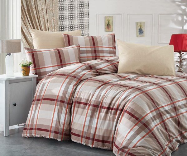 DIMcol ΣΕΝΤΟΝΙΑ ΕΜΠΡΙΜΕ ΣΕΤ 4 τεμ Εκάβη 423 240X270 Beige Cott/Pol 70/30
