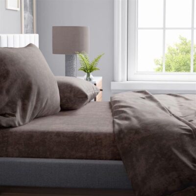 DIMcol ΠΑΠΛΩΜΑΤΟΘΗΚΗ Shadow 22 160Χ240 Brown Cott/Pol 70/30